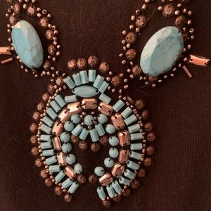 Tory Burch Long Sleeve Black Top L